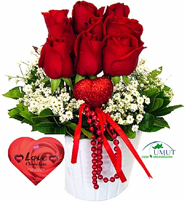 Sevgiliye �zel �ikolata&G�l